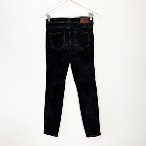 Madewell Washed Black High Riser Skinny Jeans - Picture 3 of 8